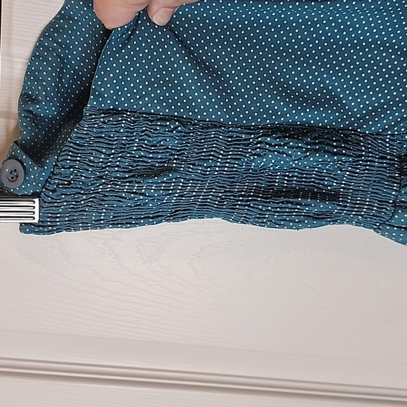 Anthropologie Girls From Savoy Polka Dot Halter Midi Dress, Size 2 - Picture 7 of 11